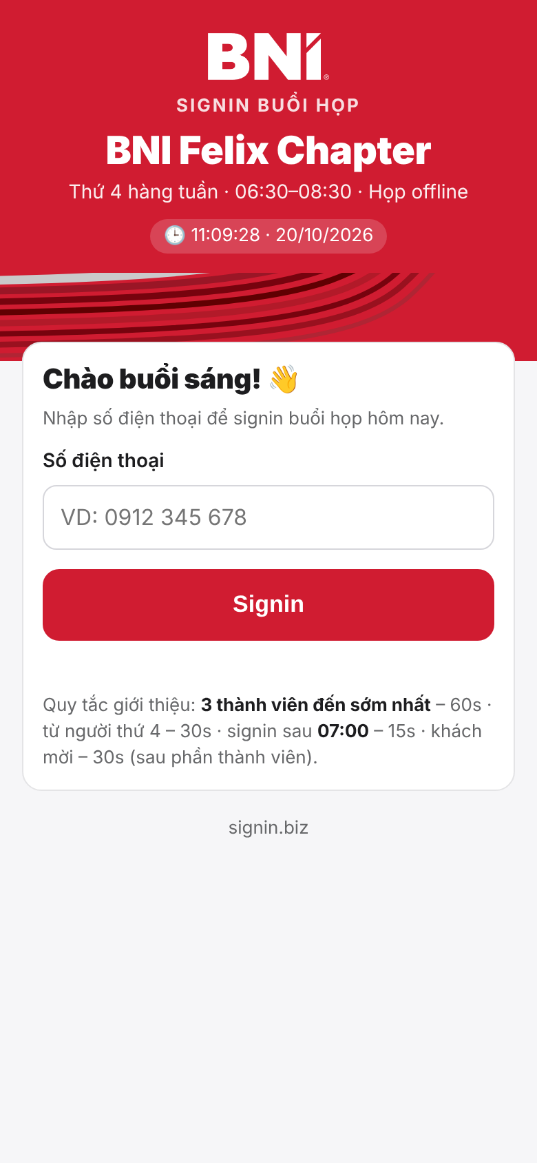 Trang signin